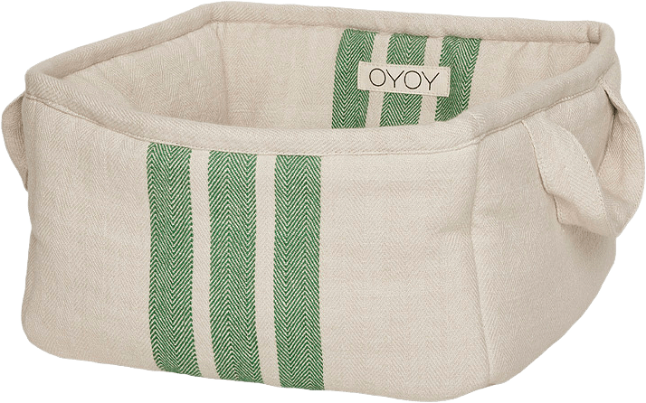 Linu Bread Basket, från OYOY Living, i färgen green.