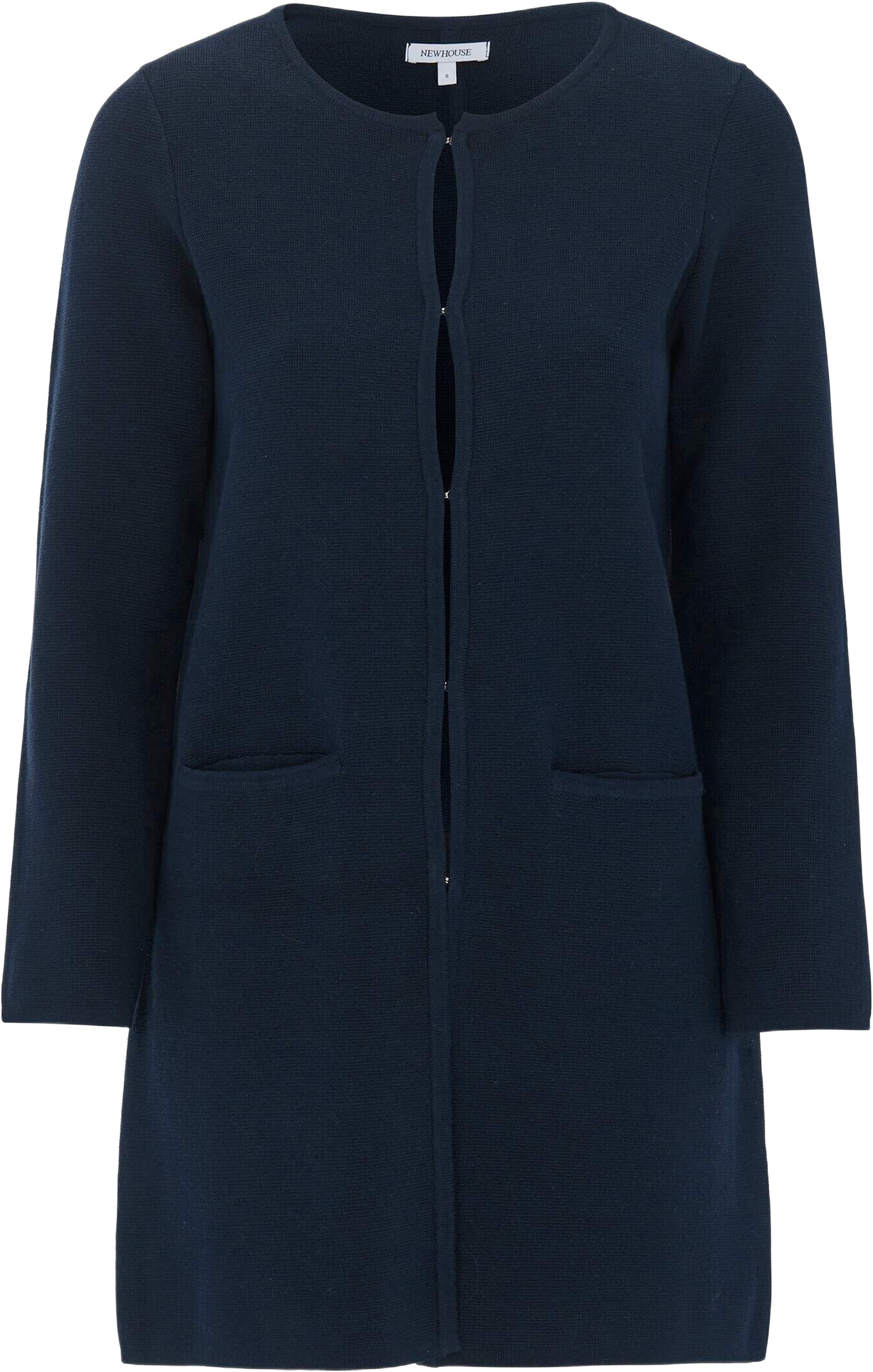 Helene Milano Cardigan, från Newhouse, i färgen marinblå.