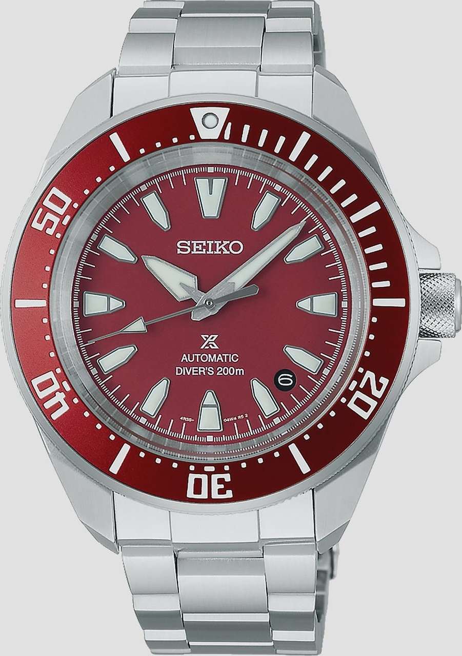 Seiko Prospex Vinröd/stål, Stållänk - Srpl11k1, från Seiko, i färgen 1.