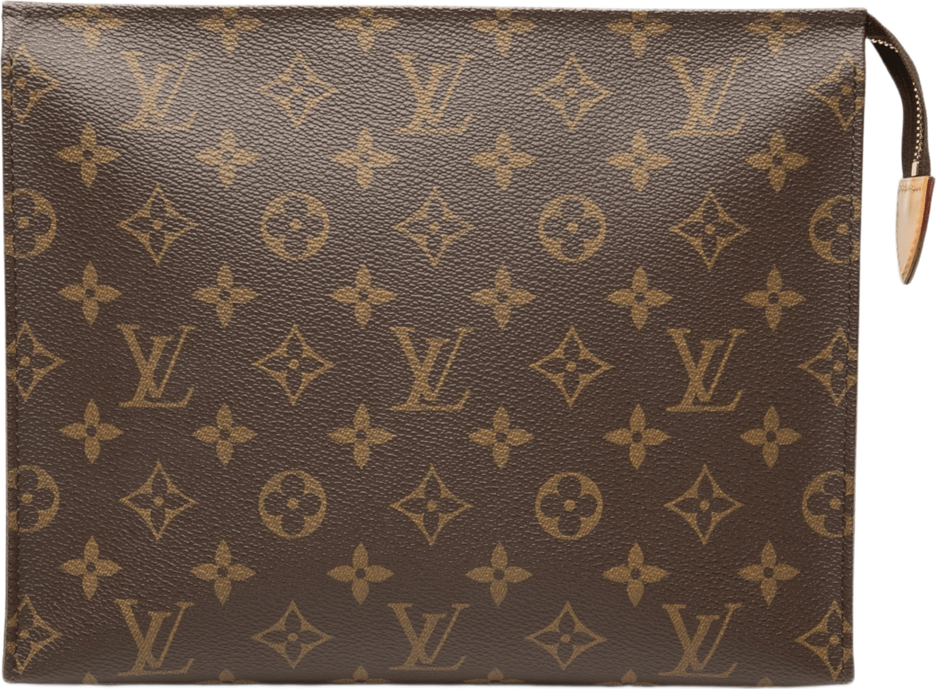 Louis Vuitton Monogram Toiletry Pouch 26, från Luxclusif, i färgen brown.