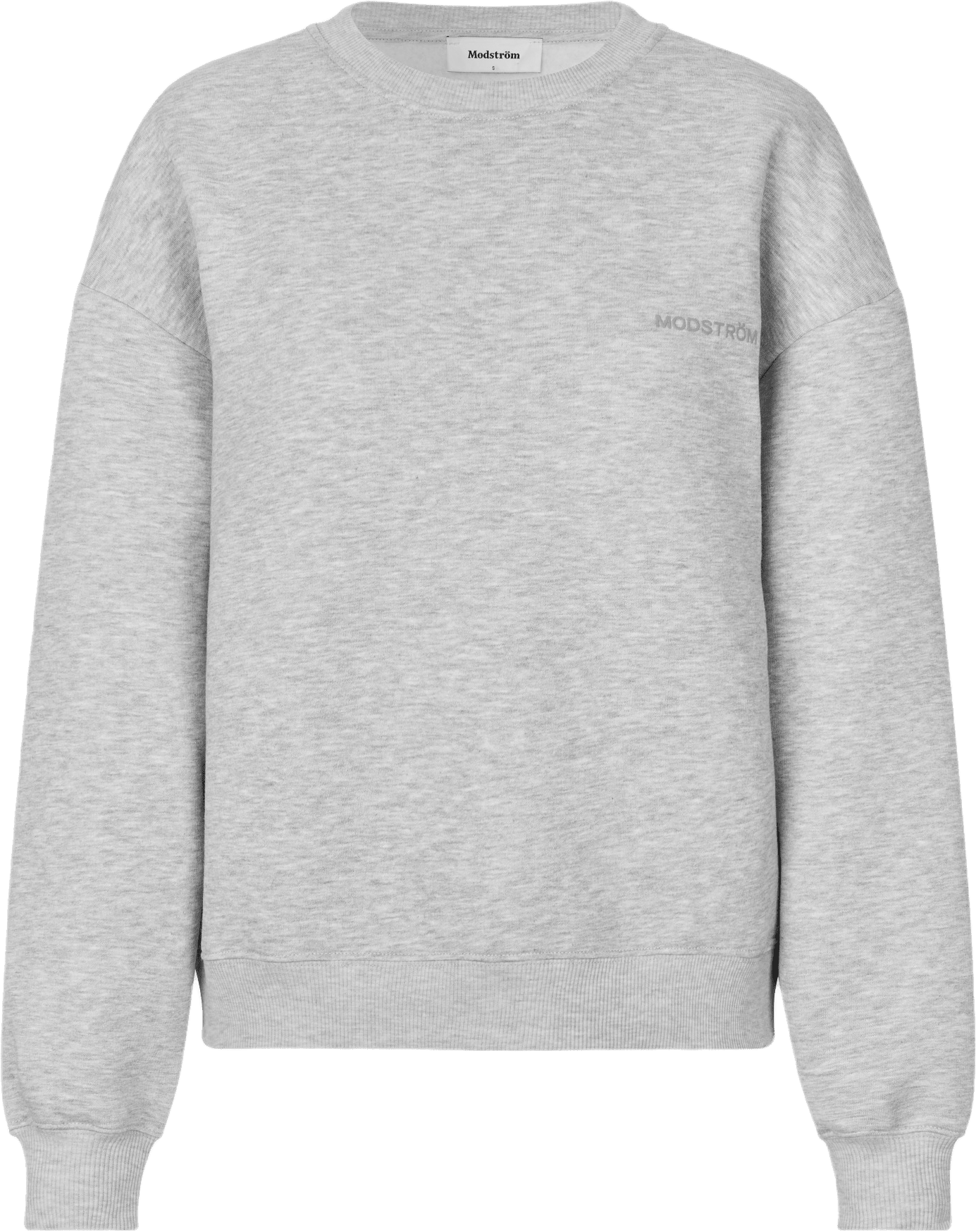 Tiamd Sweat, från Modström, i färgen grey melange.