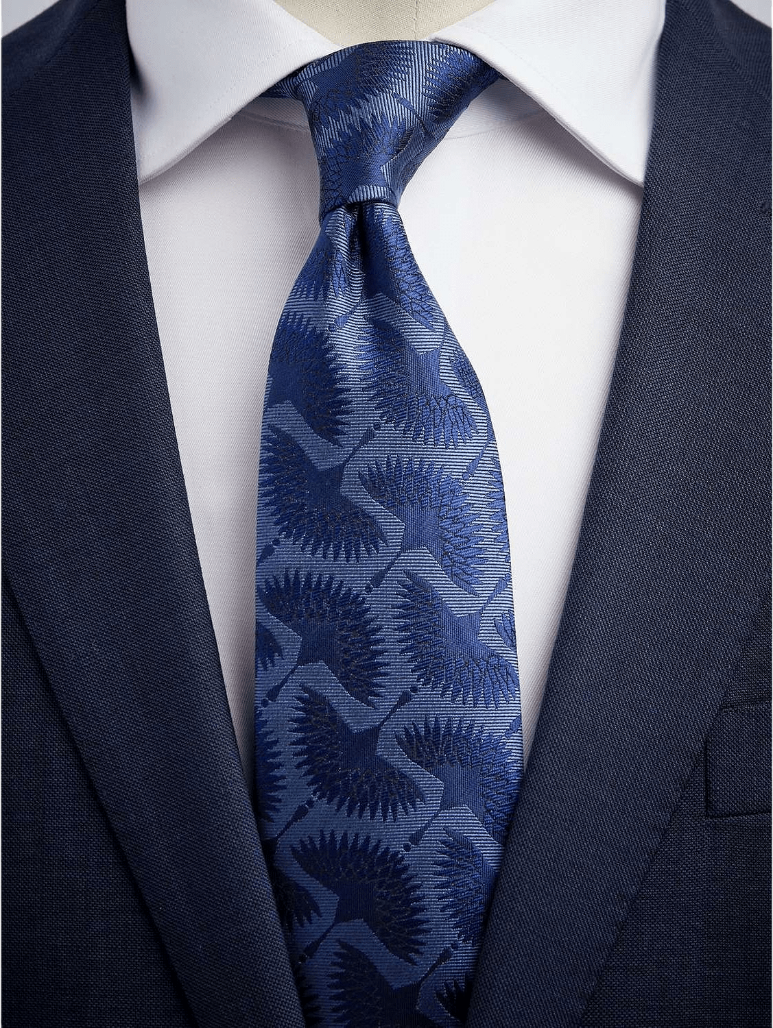 Tie Motif, från John Henric, i färgen green & blue.