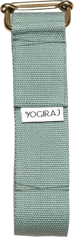 Yogabälte Yoga Belt Standard, från Yogiraj, i färgen grön.