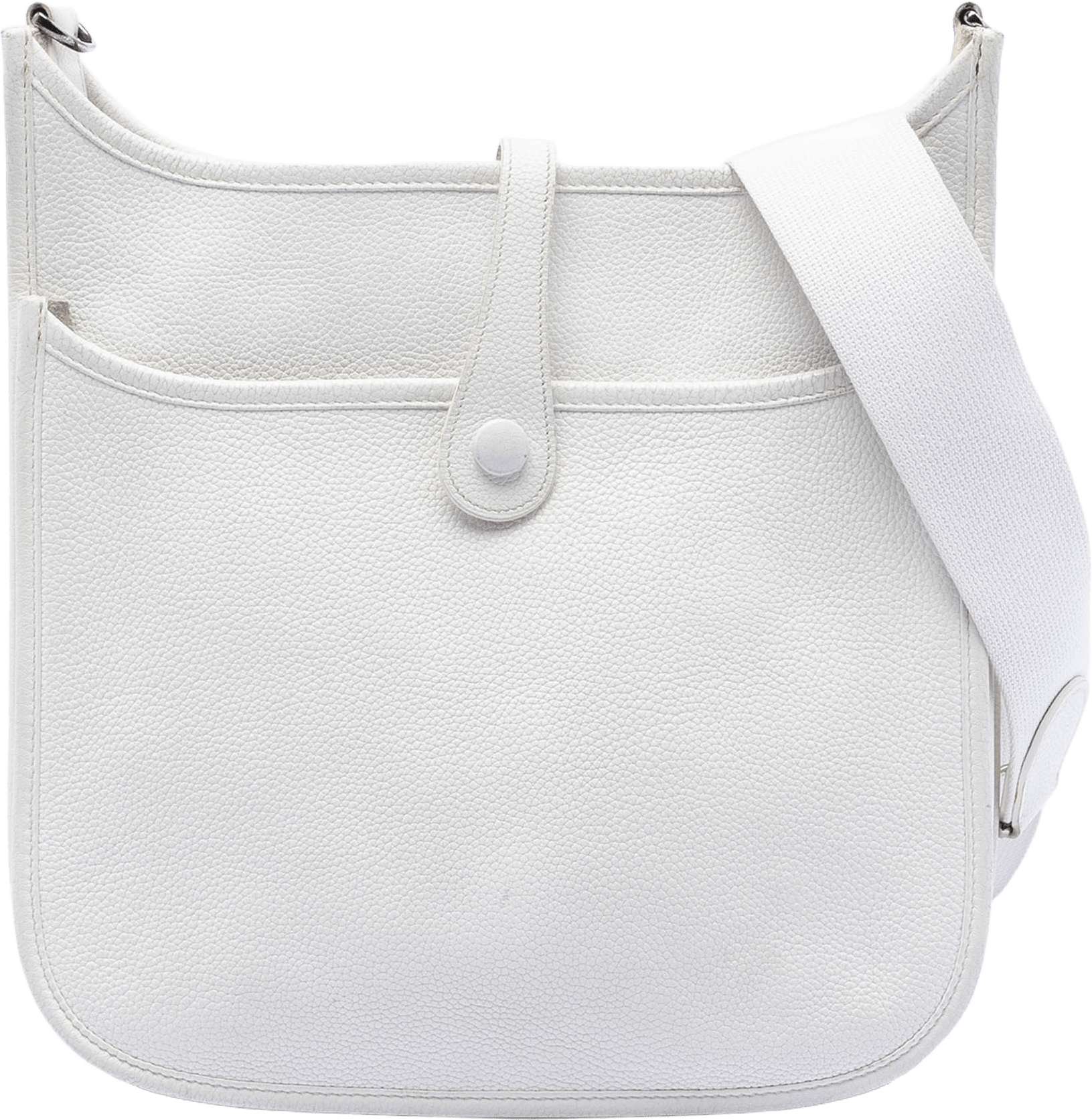 Hermès Clemence Evelyne Iii 29, från Luxclusif, i färgen white.