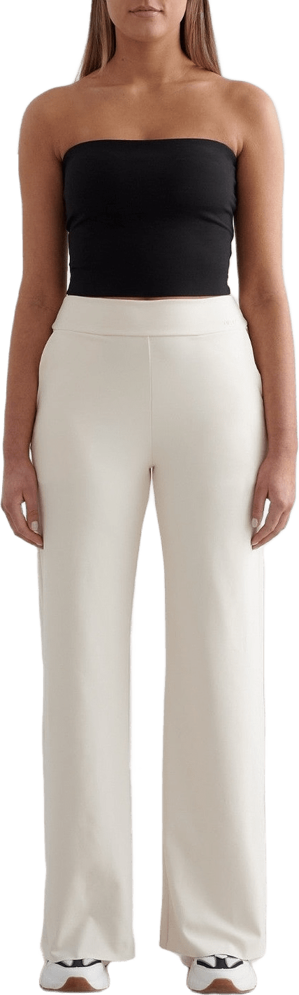 Sense Wide Pants, från aim'n, i färgen almond white.