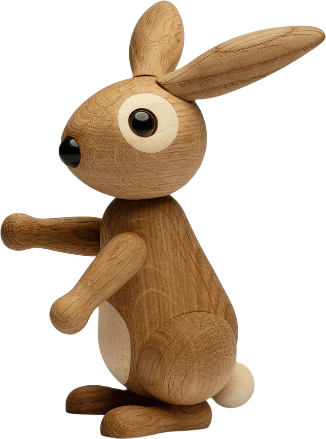 Bonnie Kanin Trädekoration 12,5 Cm Ek