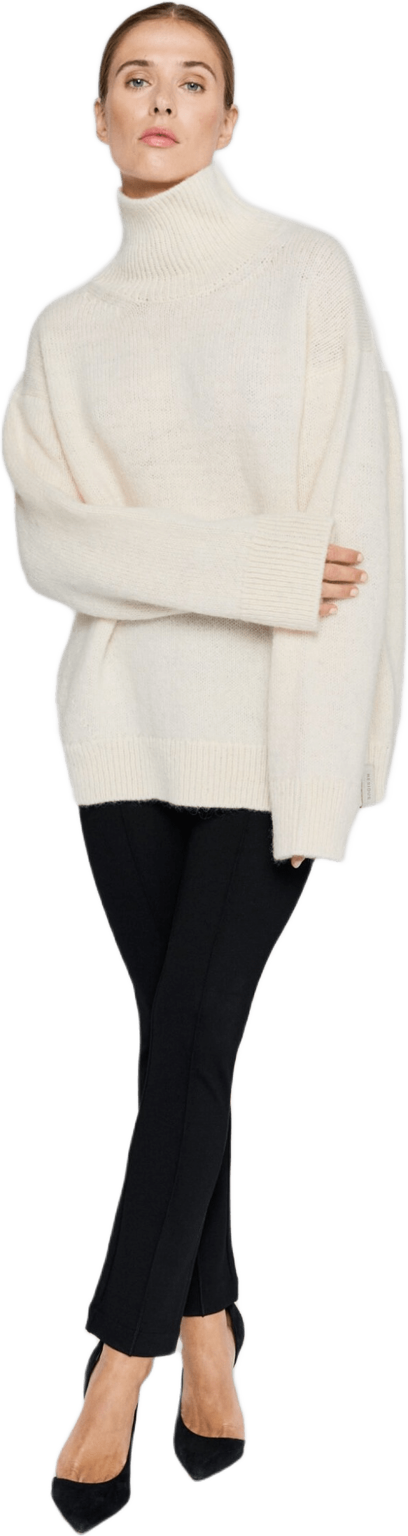 Oma Knitted Turtleneck - Ivory