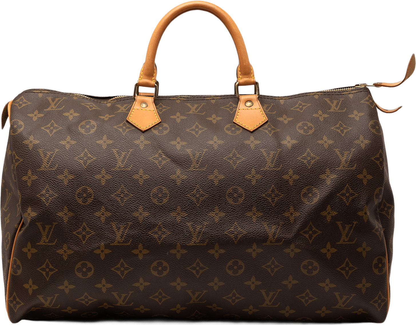 Louis Vuitton Monogram Speedy 40, från Luxclusif, i färgen brown.