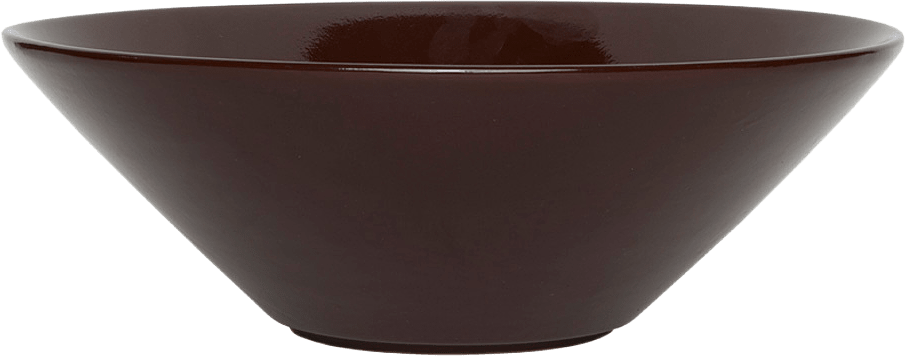 Yuka Bowl - Large, från OYOY Living, i färgen dark terracotta.