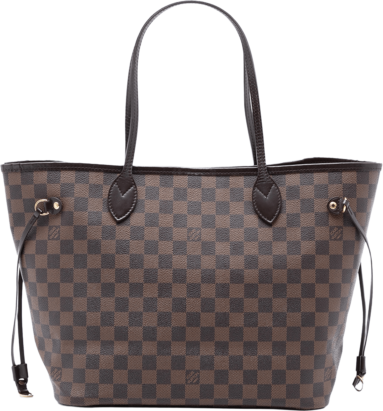 Louis Vuitton Damier Ebene Neverfull Mm, från Luxclusif, i färgen brown.