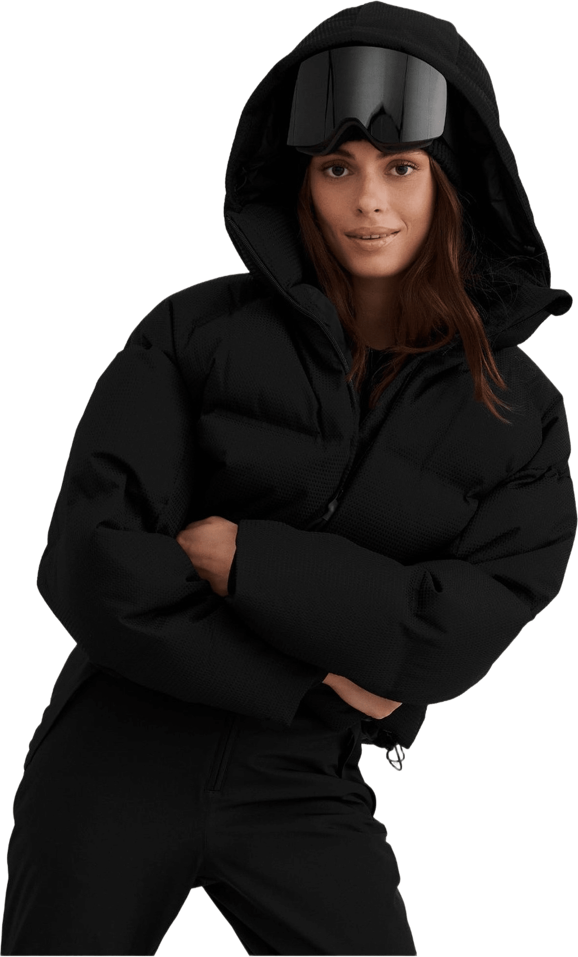 Cortina Puffer Jacket, från aim'n, i färgen black.