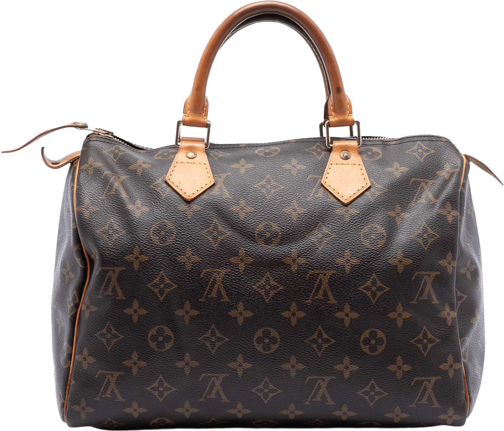 Louis Vuitton Monogram Speedy 30, från Luxclusif, i färgen brown.