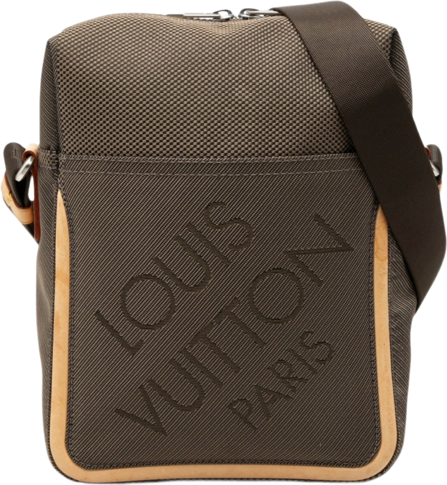 Louis Vuitton Damier Geant Citadin Messenger Bag, från Luxclusif, i färgen brun.