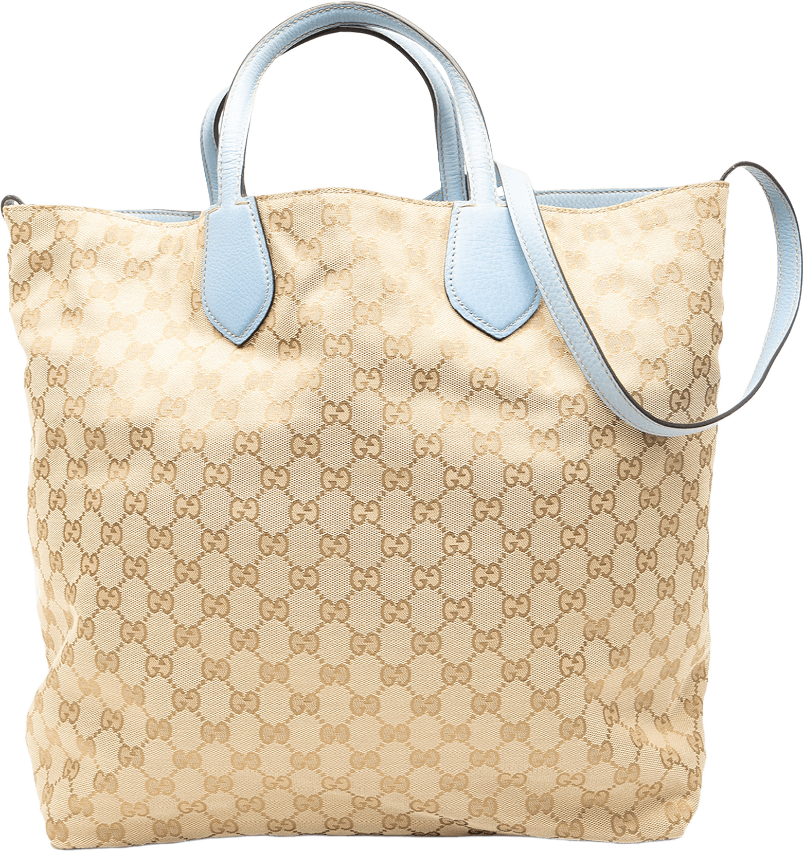 Gucci Gg Canvas Reversible Tote, från Luxclusif, i färgen beige.