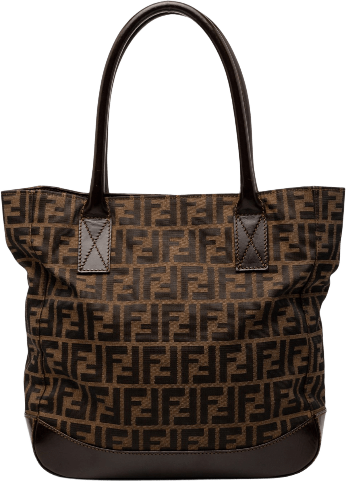 Fendi Zucca Canvas Tote, från Luxclusif, i färgen brown.