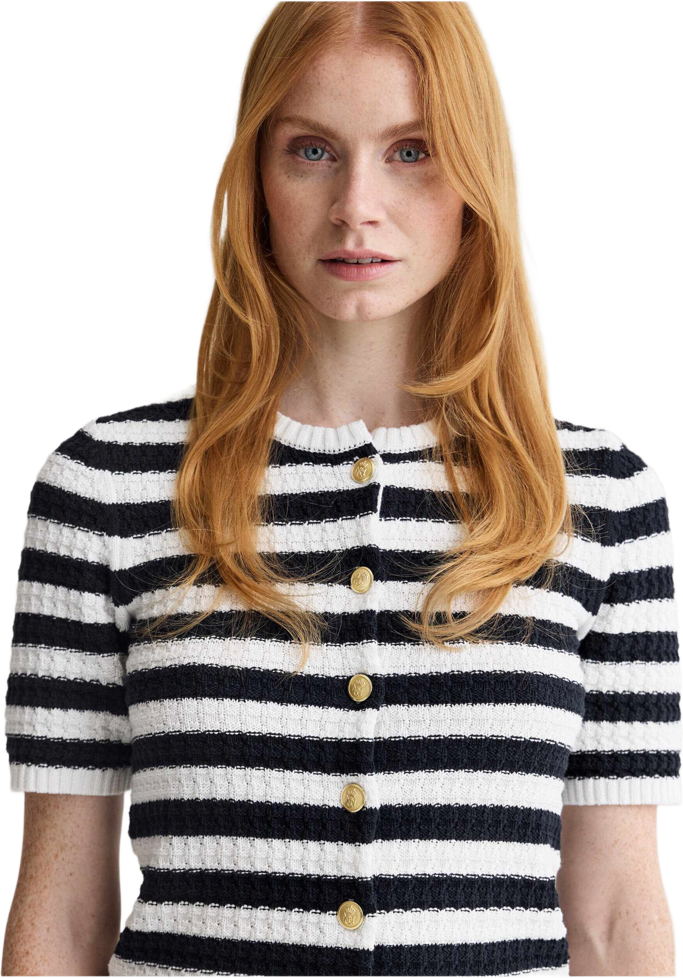 Hannah Cardigan, från Newhouse, i färgen marinblå.