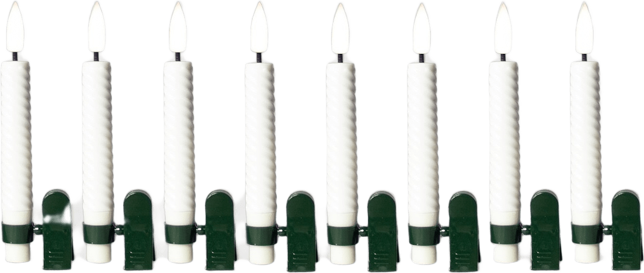 Vega Ultra Led Julgransbelysning Vit Ø1,2cm 8 St, från Led Nordic, i färgen white.