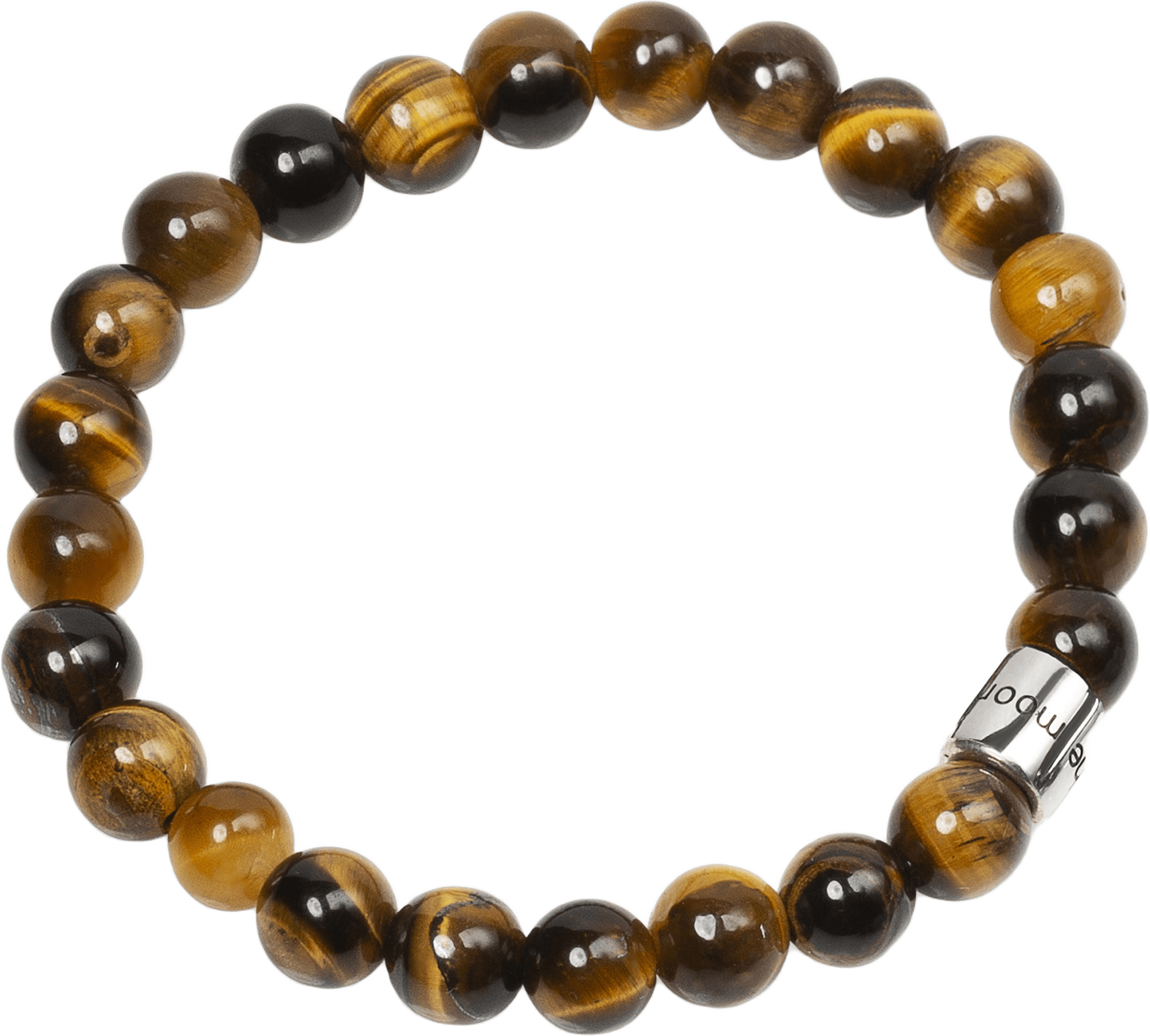 Tiger Eye Armband Kids, från pfgSTOCKHOLM, i färgen brown.