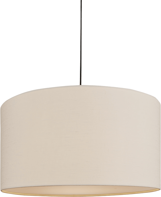 Pendel Soft Ø60, från Belid, i färgen linne vit/metallic bronze.
