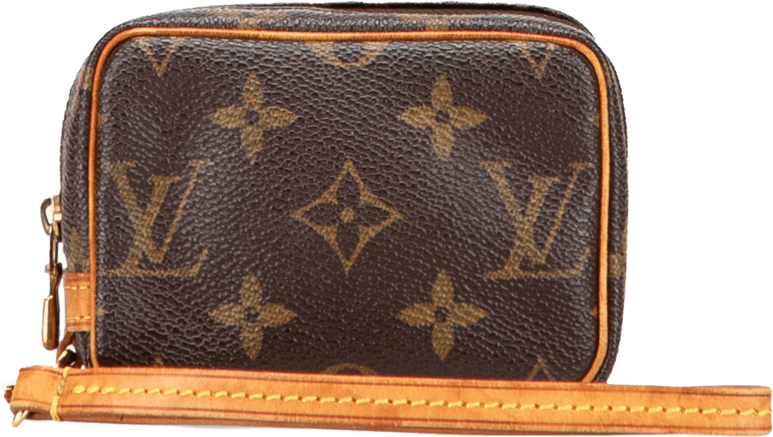 Louis Vuitton Monogram Trousse Wapity, från Luxclusif, i färgen brown.
