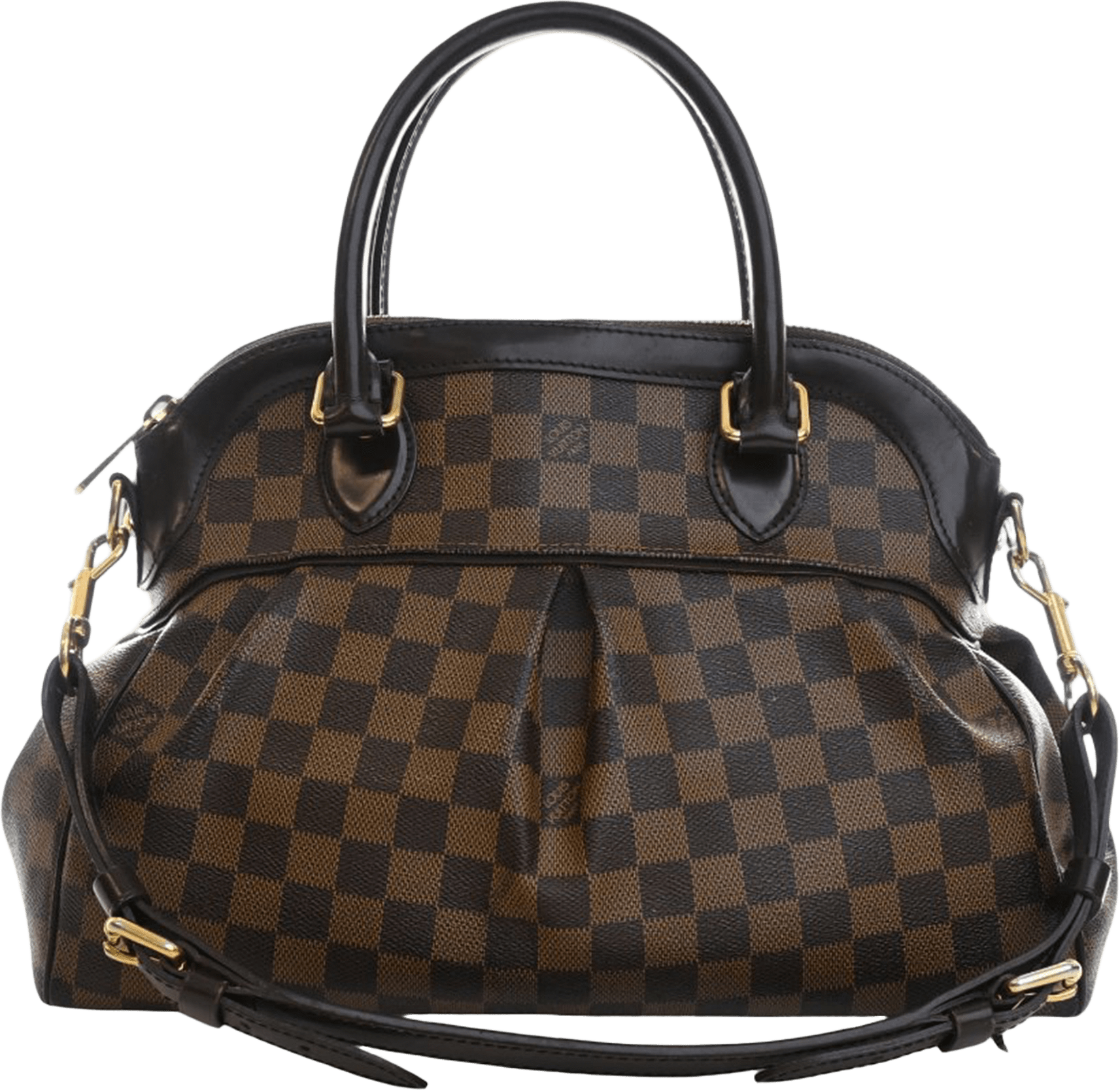 Louis Vuitton Damier Ebene Trevi Pm, från Luxclusif, i färgen brown.
