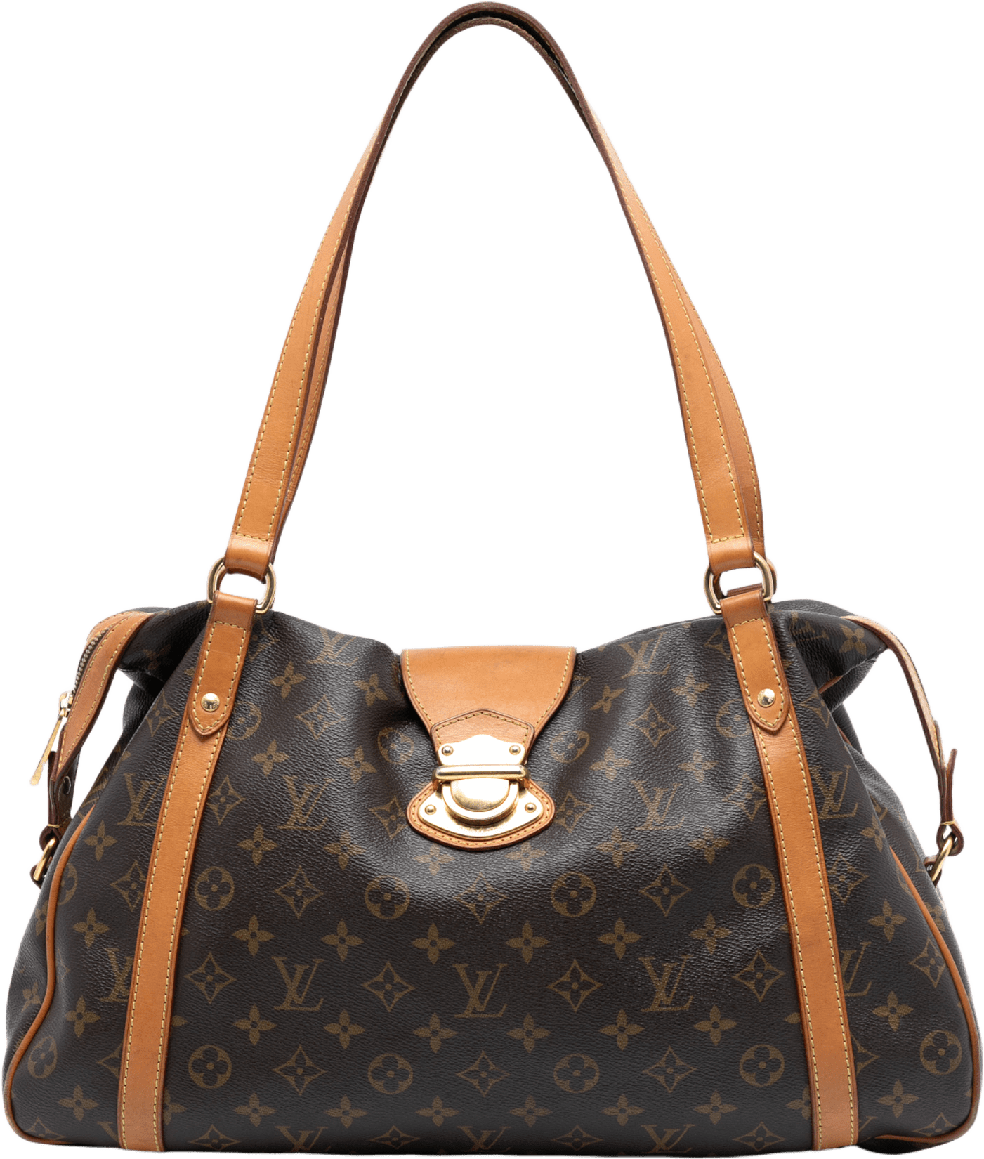 Louis Vuitton Monogram Stresa Gm, från Luxclusif, i färgen brown.