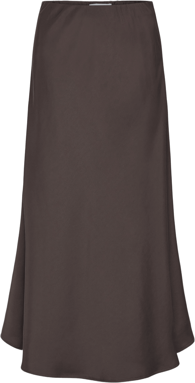 Srabia Midi Skirt - Coffee Bean, från Soft Rebels, i färgen coffee bean.