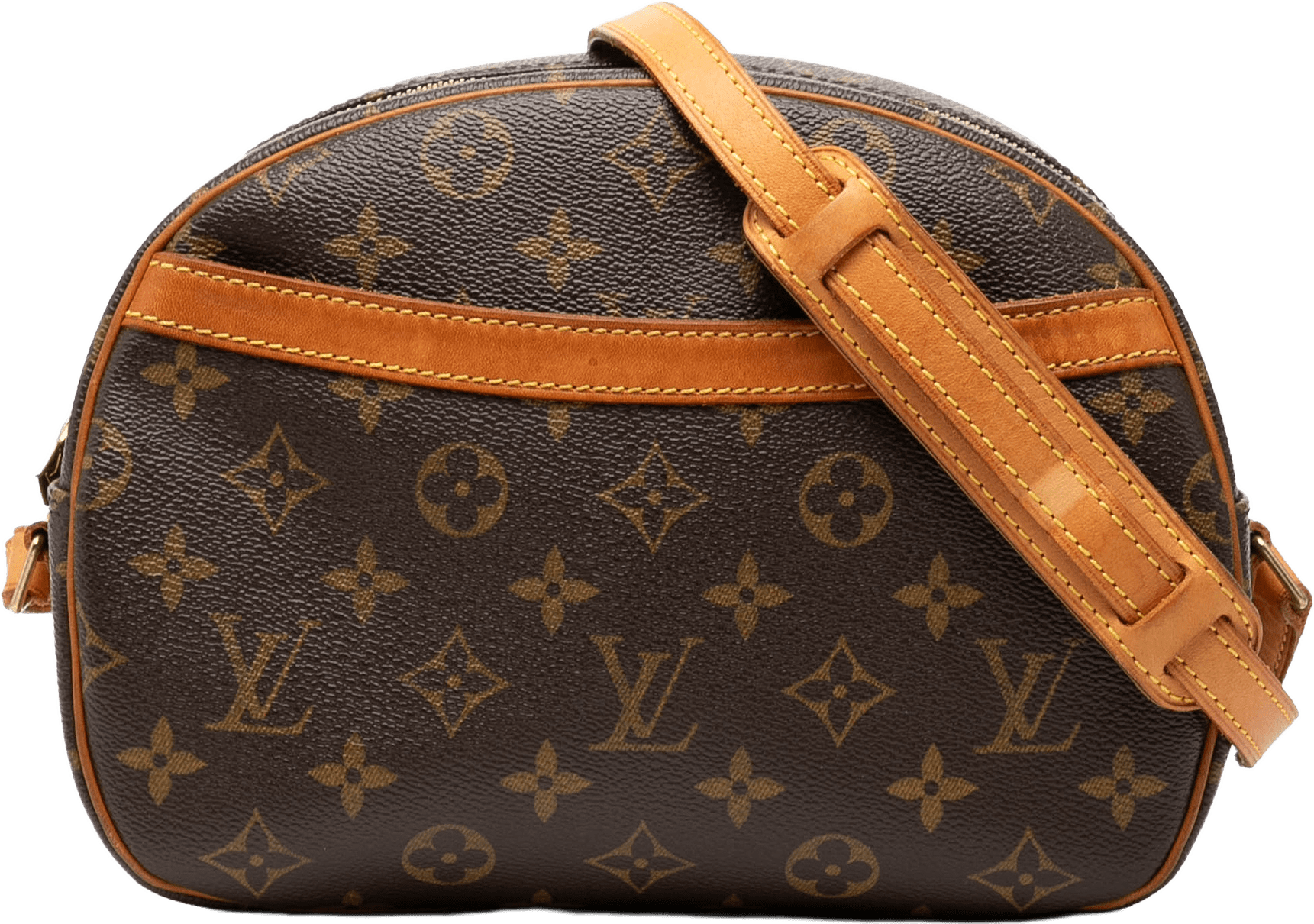 Louis Vuitton Monogram Blois, från Luxclusif, i färgen brown.