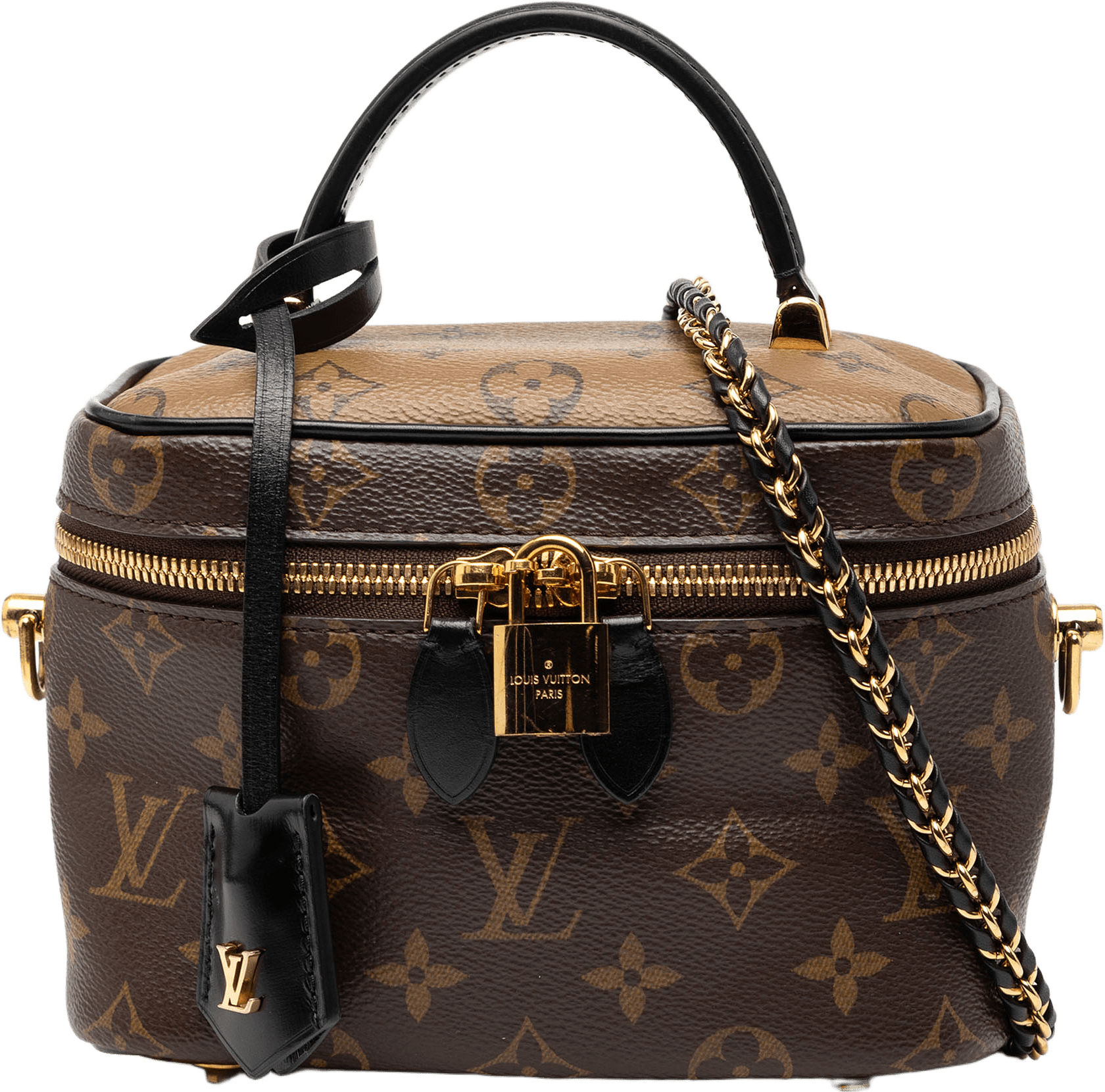 Louis Vuitton Monogram Reverse Vanity Pm, från Luxclusif, i färgen brown.