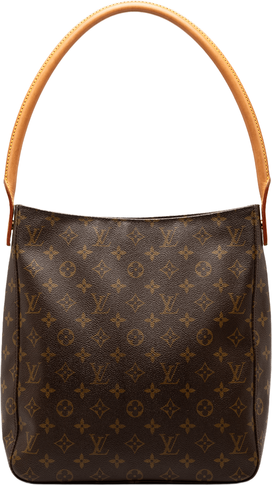 Louis Vuitton Monogram Looping Gm, från Luxclusif, i färgen brown.