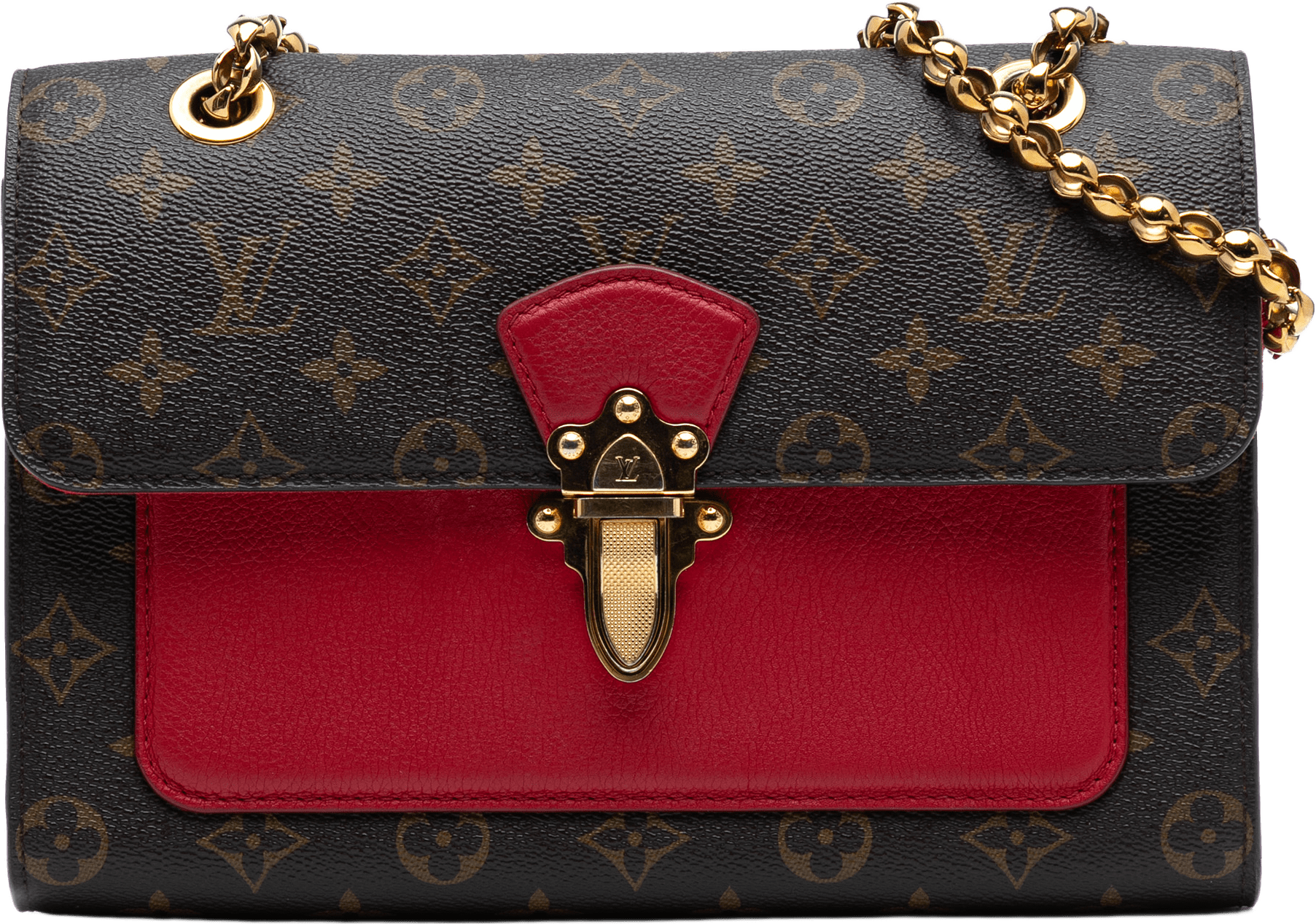 Louis Vuitton Monogram Victoire, från Luxclusif, i färgen brown.