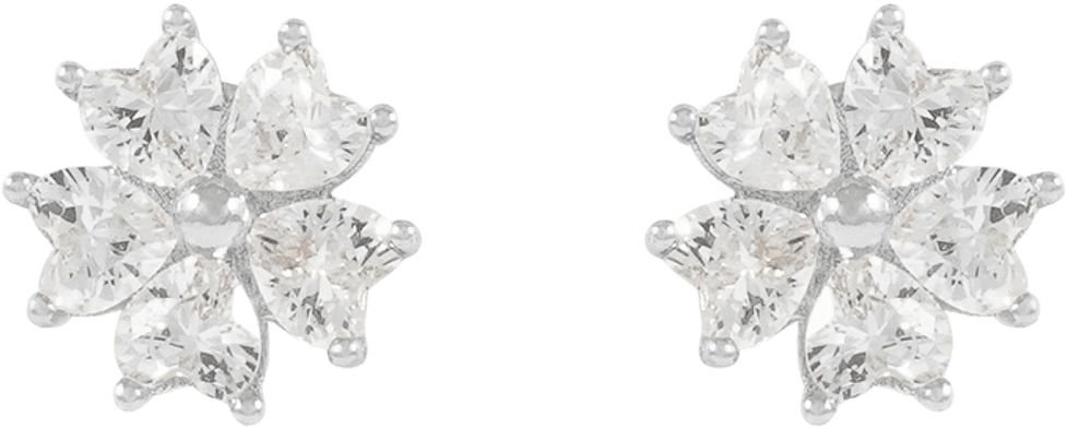 Nisi Flower Ear, från SNÖ of Sweden, i färgen s/clear.