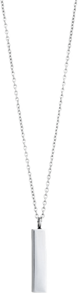 Hall Steel Necklace, från by BILLGREN, i färgen stål.