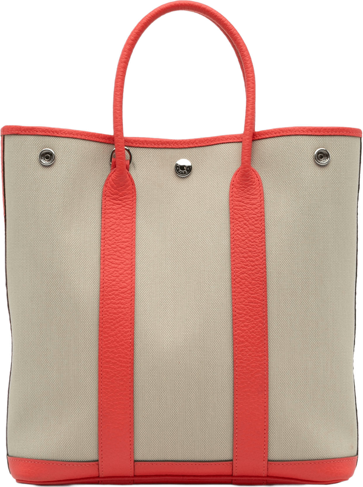 Hermès Toile And Negonda Garden File 28, från Luxclusif, i färgen beige.