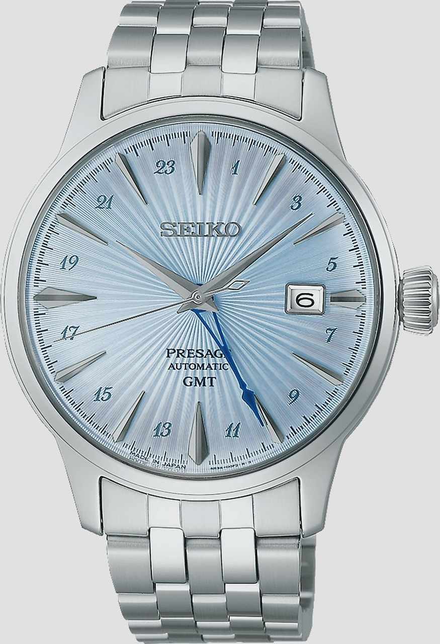Seiko Presage Automatic Blå/stål, Stållänk - Ssk037j1, från Seiko, i färgen 1.