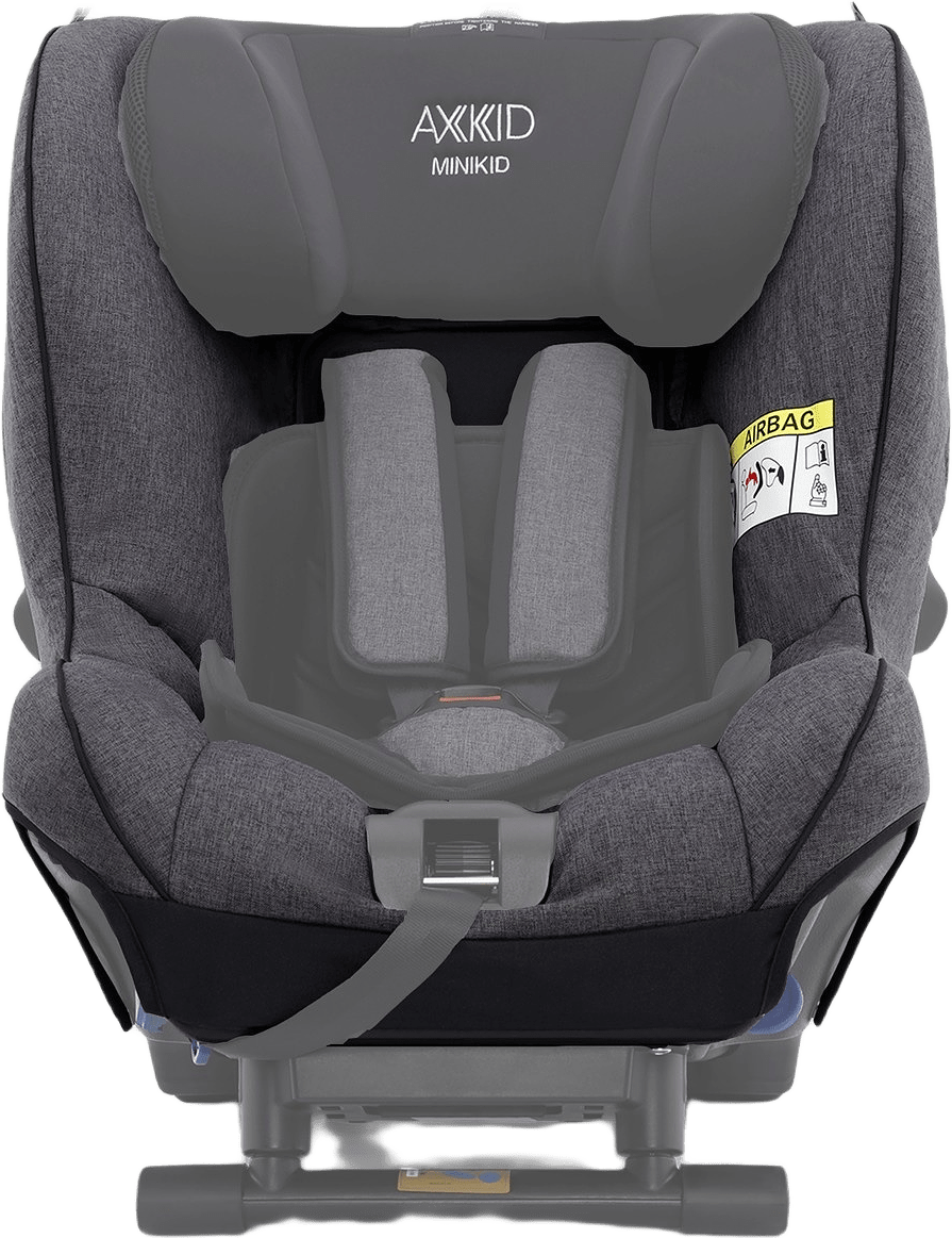 Minikid 2 Reservklädsel, från Axkid, i färgen granite melange.