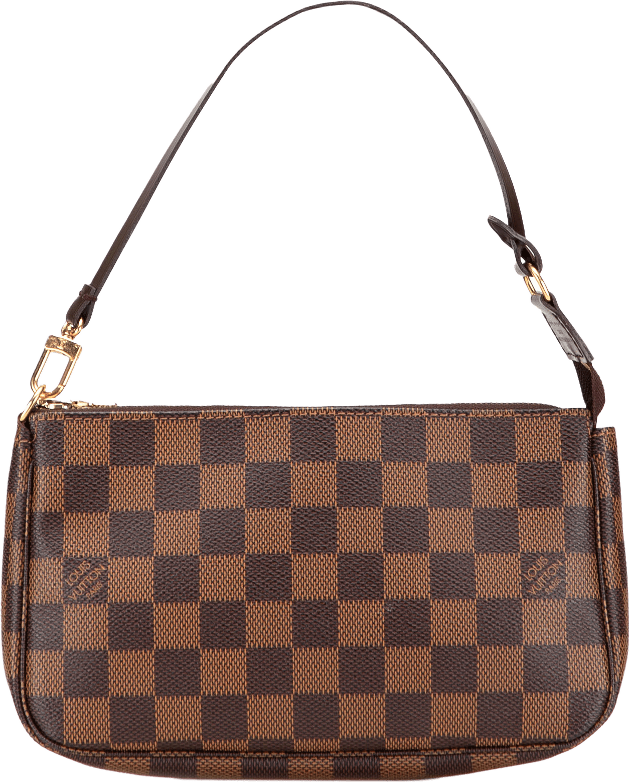 Louis Vuitton Damier Ebene Pochette Accessoires, från Luxclusif, i färgen brown.