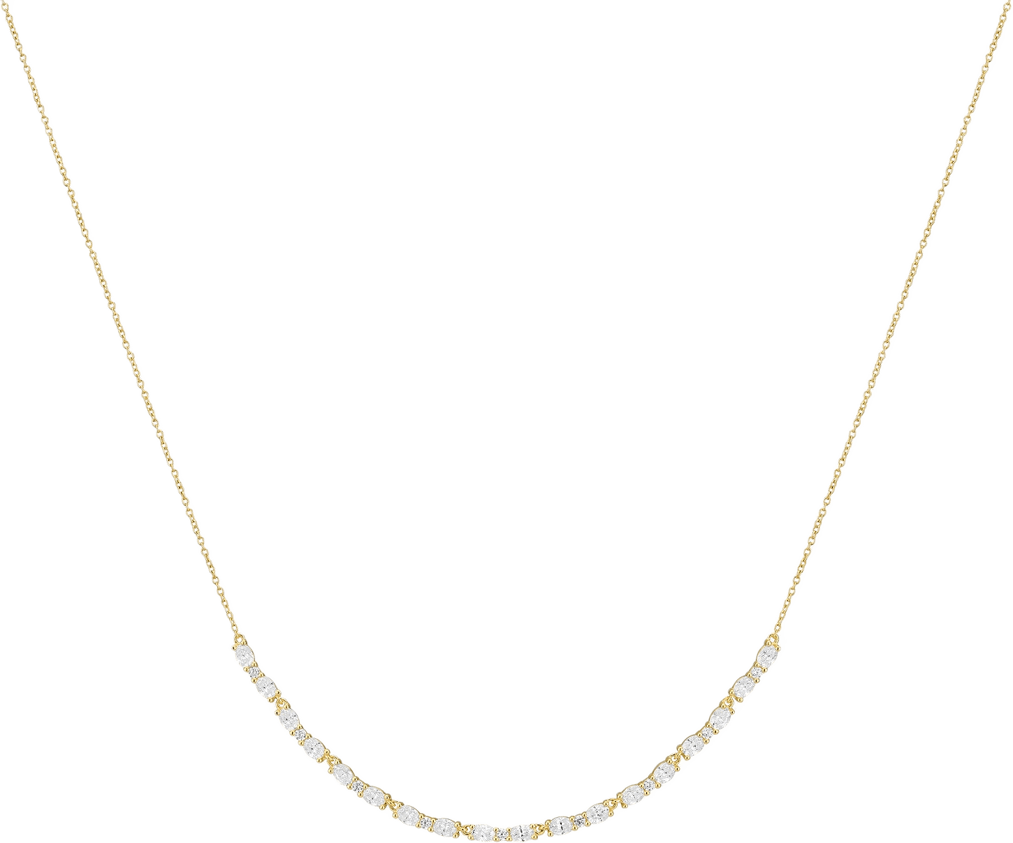 Halsband Ellera Ovale, från Sif Jakobs Jewellery, i färgen gold.