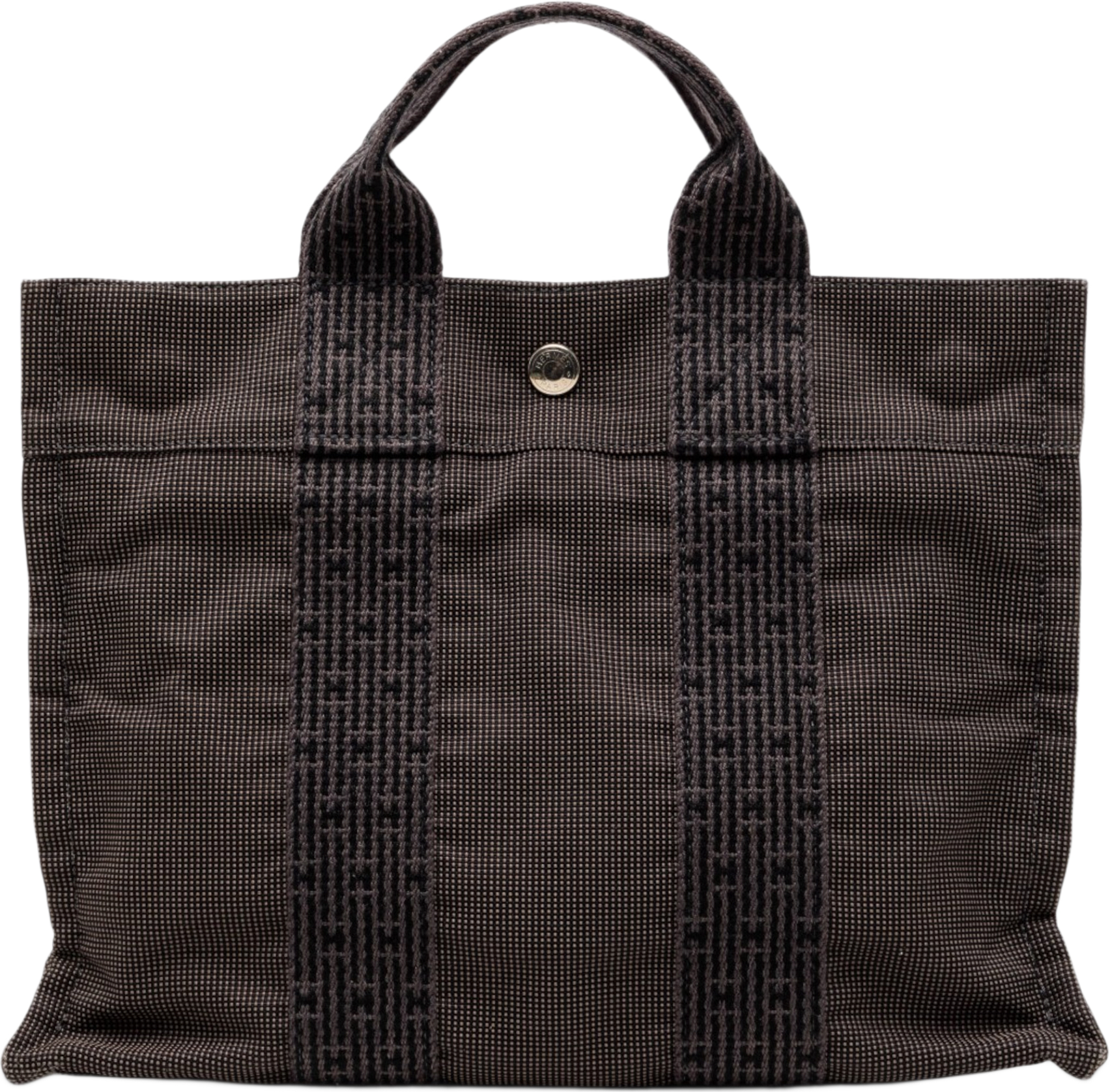 Hermès Canvas Herline Pm, från Luxclusif, i färgen dark gray.