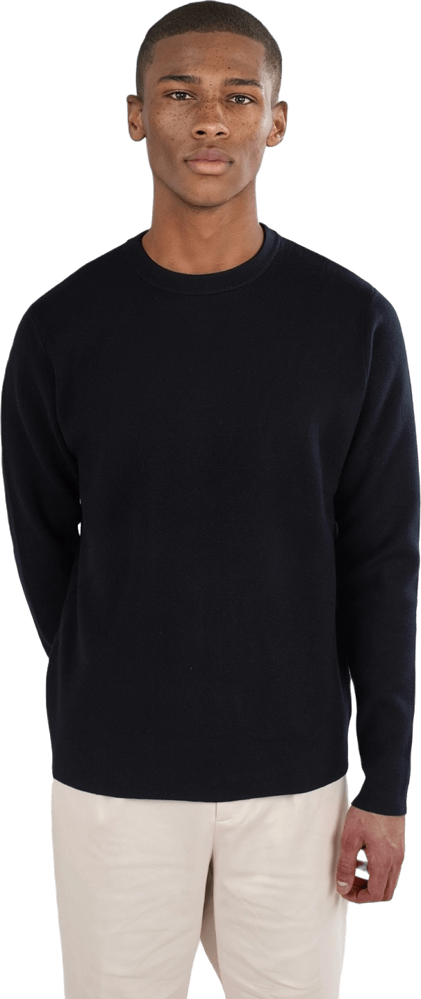 Clark Knitted Round Neck - Black