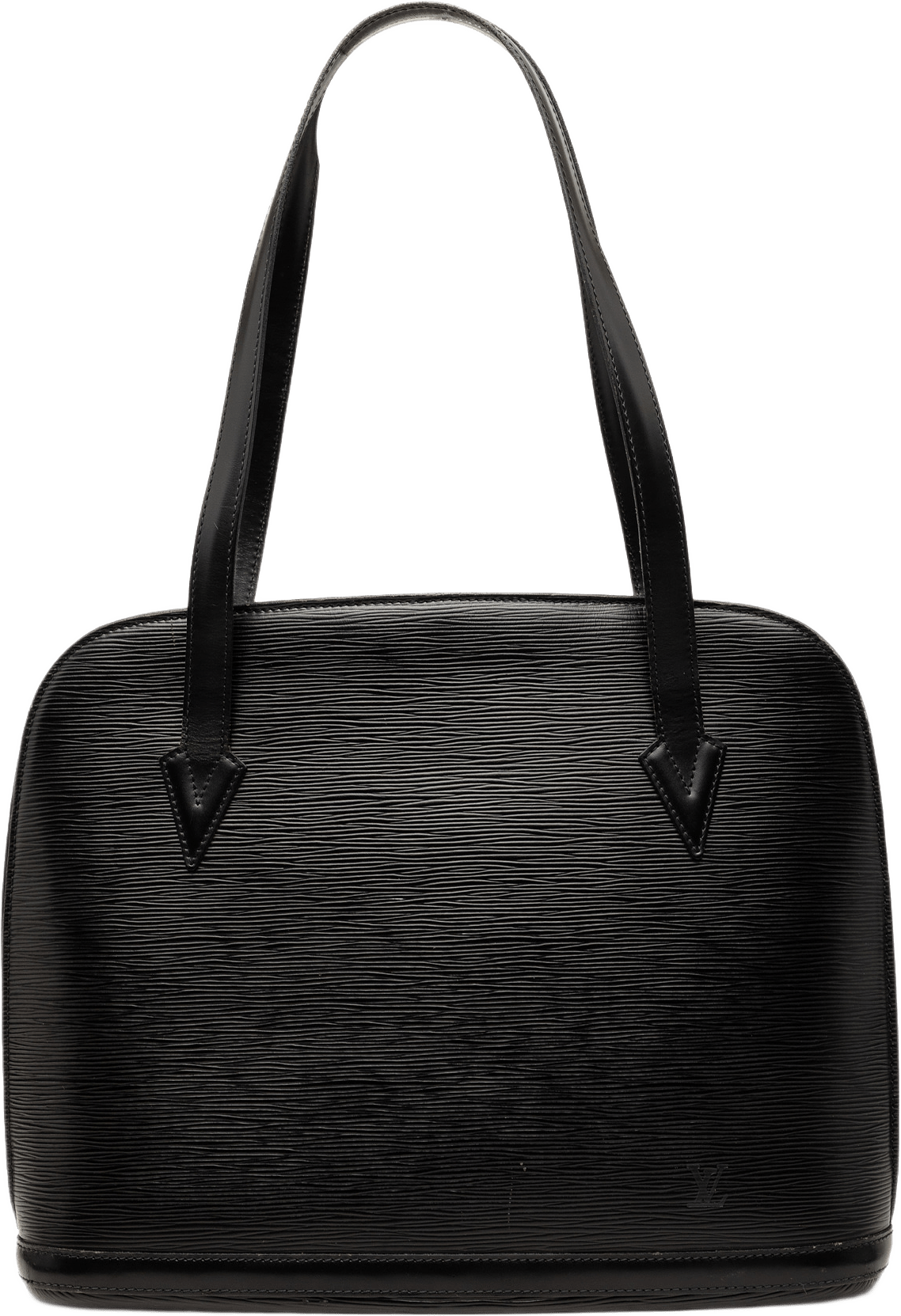 Louis Vuitton Epi Lussac, från Luxclusif, i färgen black.
