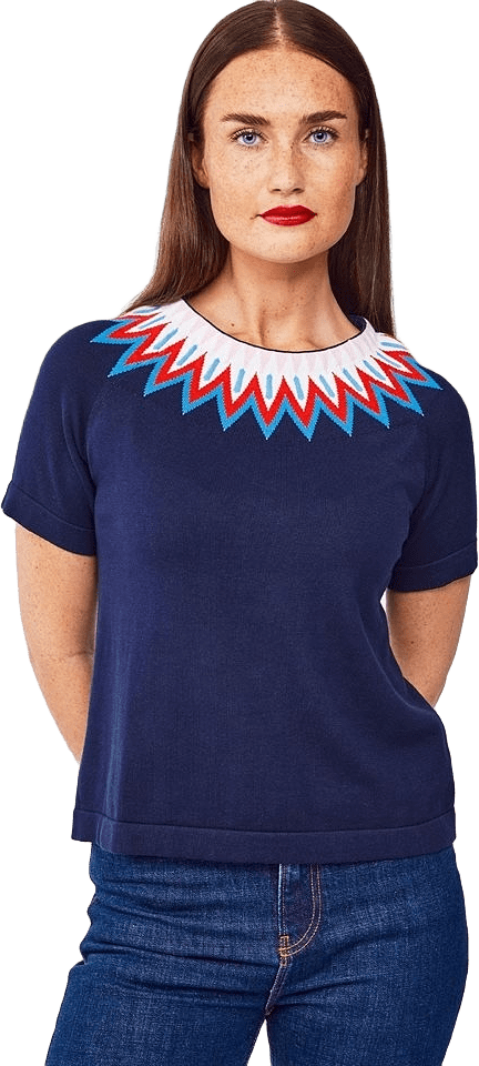 - Christina Ss Jumper Navy, från Jumperfabriken, i färgen navy.