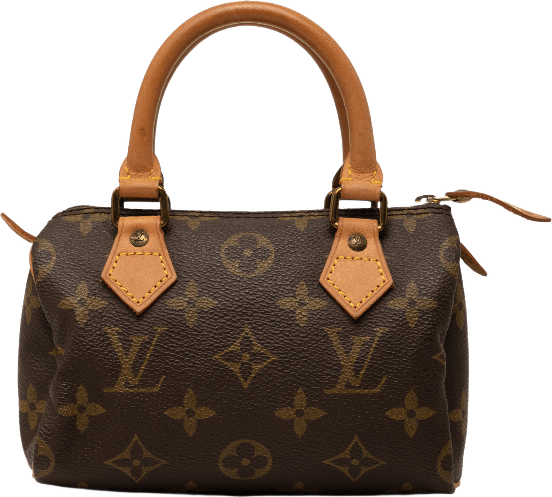 Louis Vuitton Monogram Mini Speedy Hl, från Luxclusif, i färgen brun.