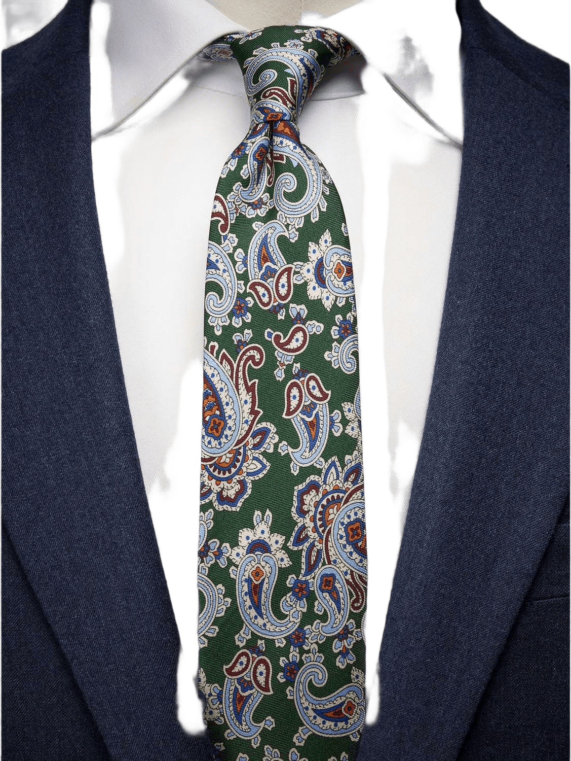 Tie Paisley, från John Henric, i färgen green.
