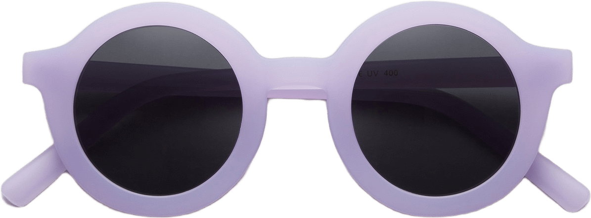 Babymocs Solglasögon Signature Round - Vuxen, från BabyMocs, i färgen purple.