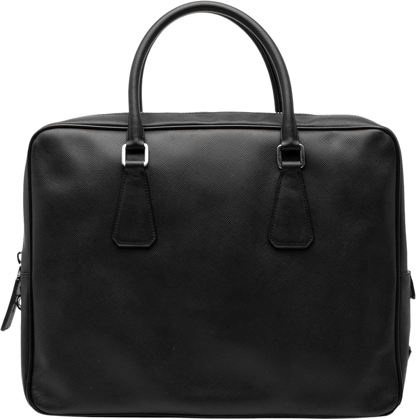 Prada Saffiano Business Bag, från Luxclusif, i färgen black.