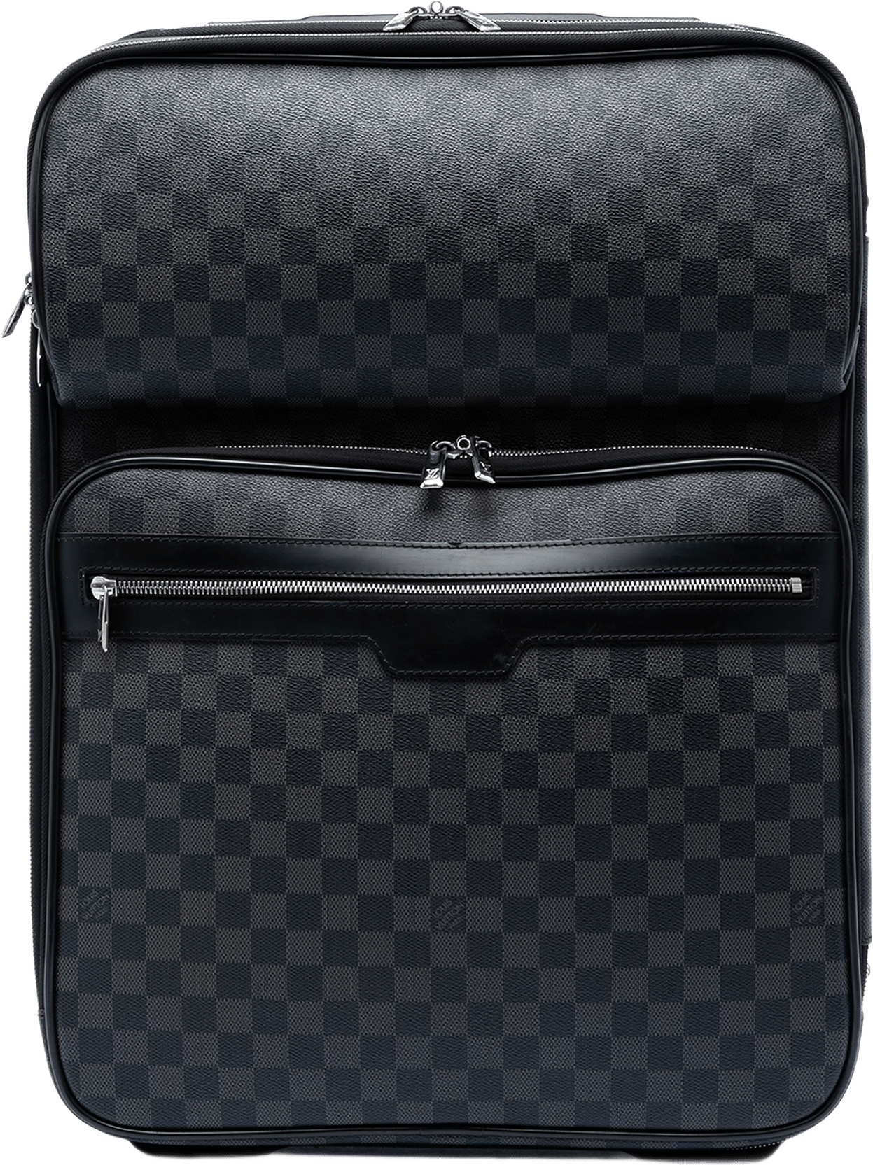 Louis Vuitton Damier Graphite Pegase Business Luggage 55, från Luxclusif, i färgen svart.