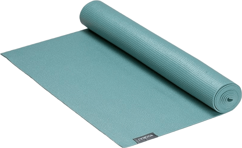 Yogamatta All-round Yoga Mat, 6 Mm, från Yogiraj, i färgen moss green.