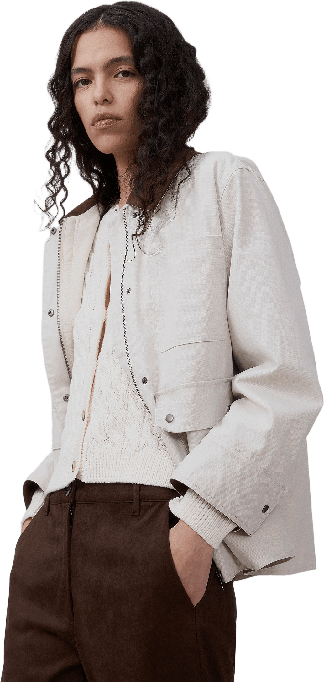 Ursulamd Jacket, från Modström, i färgen moonbeam.