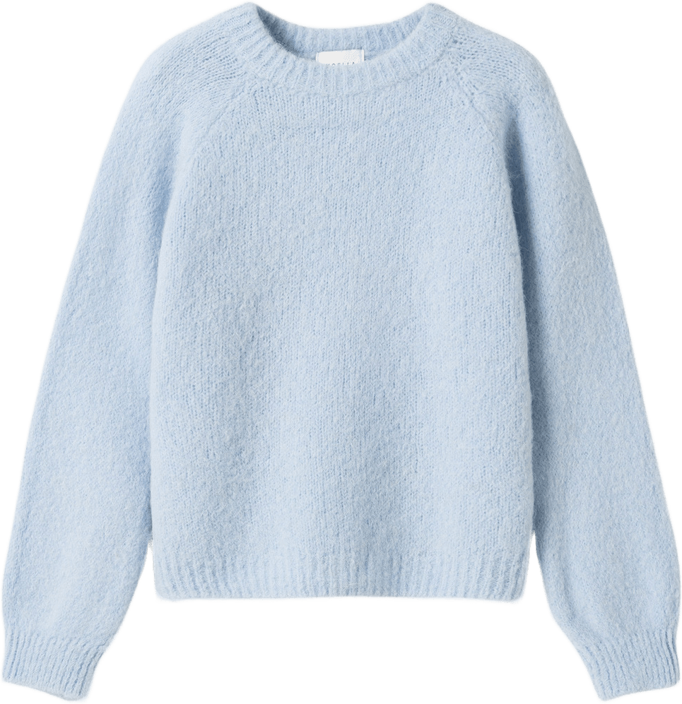 N-latora Knit - Light Blue, från Noella, i färgen light blue.